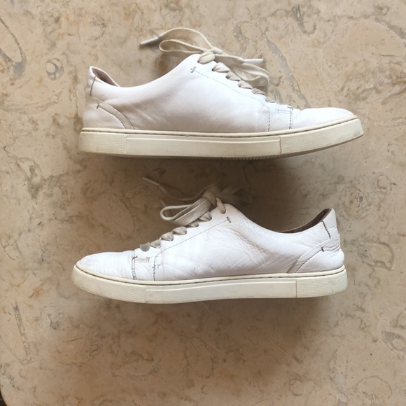 Frye Women’s White Ivy Tennis Sneakers 8.5M - Picture 7 of 15